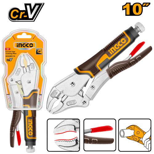 Ingco 10 inch Curved Jaw Locking Plier | HCJLW0110 Ingco